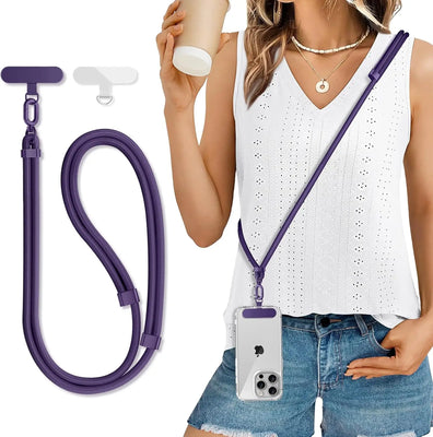Universal Phone Lanyard – Adjustable Neck & Crossbody Strap, Anti-Drop