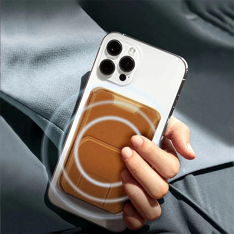 Magnetic Kickstand Wallet Case Card Holder iPhone 14-17