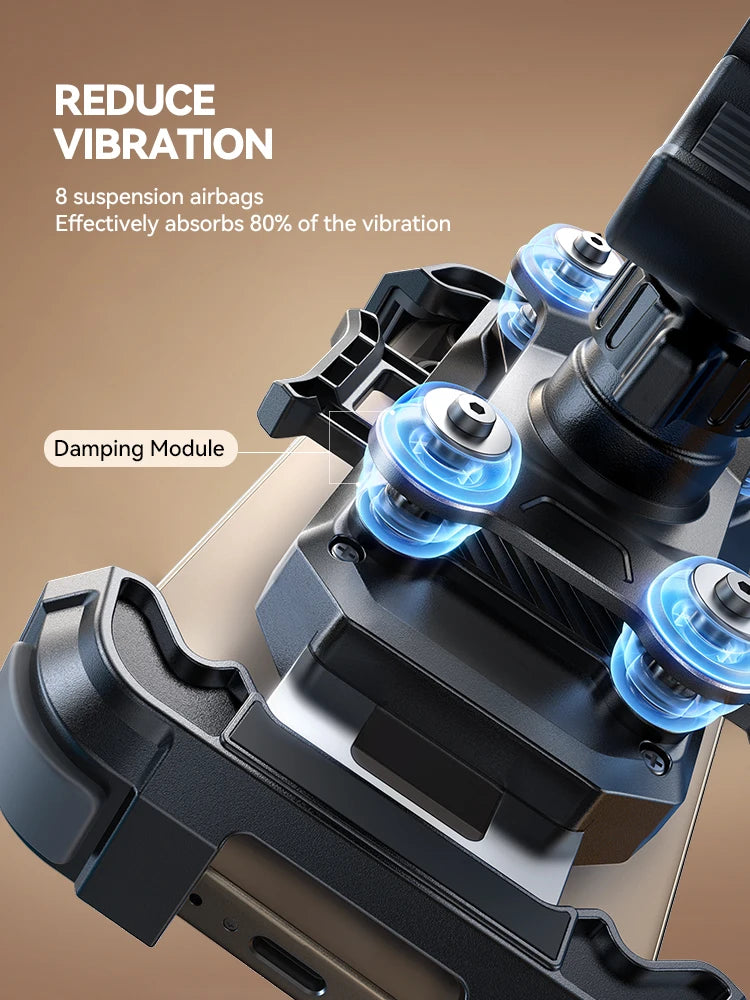 Top Rated Motorcycle Phone Mount with Shockproof Grip - Anti-Vibration