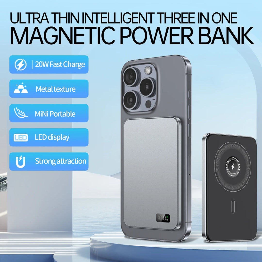 MagSafe Magnetic Power Bank - 20W Wireless Fast Charger