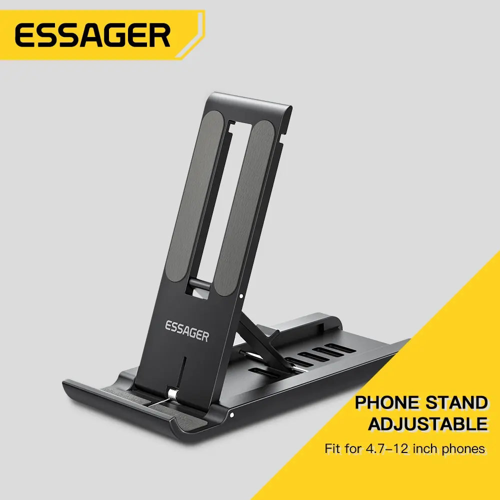 Essager Foldable Desk Phone Stand – Portable iPhone & iPad Holder