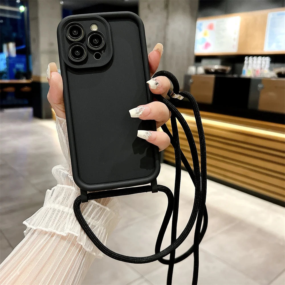 Buy Best Crossbody iPhone Case 2026 with Lanyard Strap – Hands-Free | Free Shipping & Fast Delivery