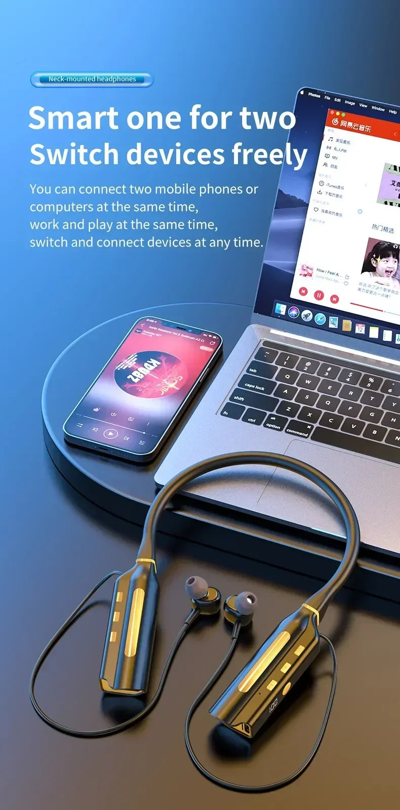 Luxuglow Wireless Earbuds with Charging Case - Best Bluetooth Headphones