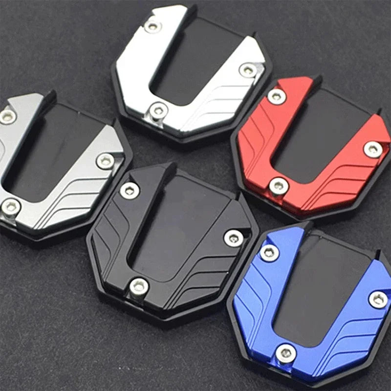 Motorcycle Kickstand Extender – Aluminum Alloy Side Stand Foot Pad for All Bikes