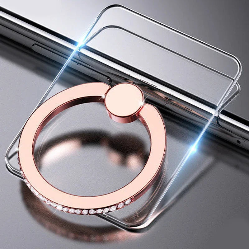Butterfly Phone Grip & Stand - Transparent Luxury Accessory
