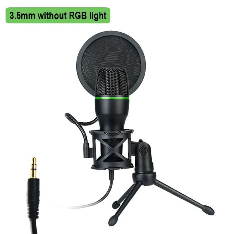 Lefon USB Condenser Microphone for Streaming and Podcasting