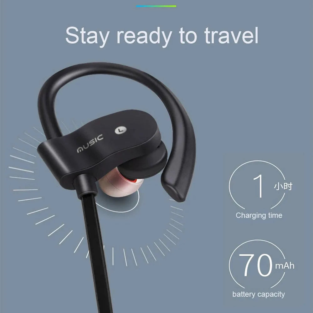 Waterproof Wireless Earphones with Stereo Bass - Top Pick