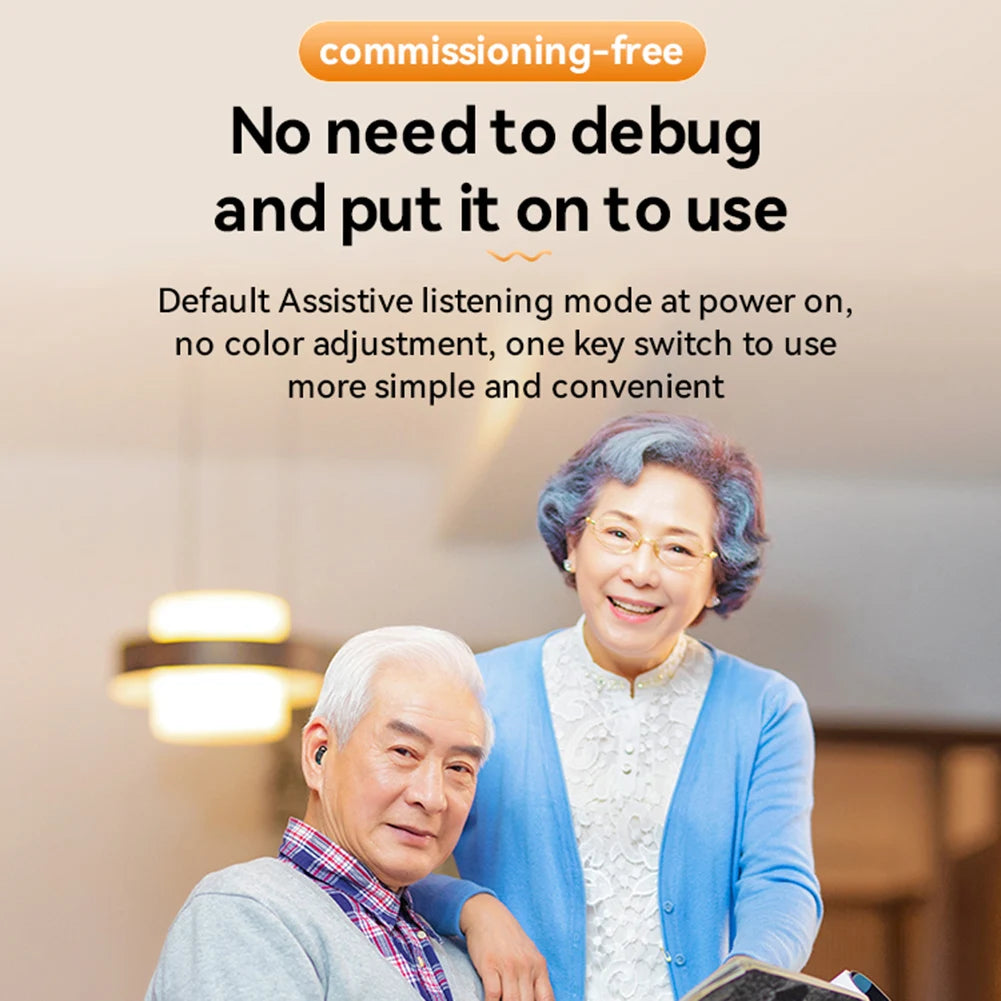Wireless Hearing Aid Earbuds for Seniors and Adults
