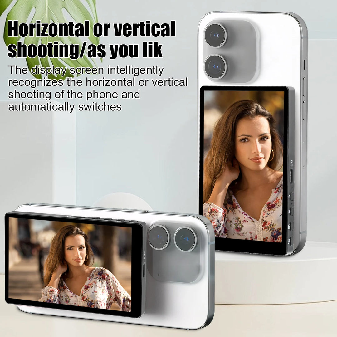 Wireless Vlog Magnetic Selfie Screen