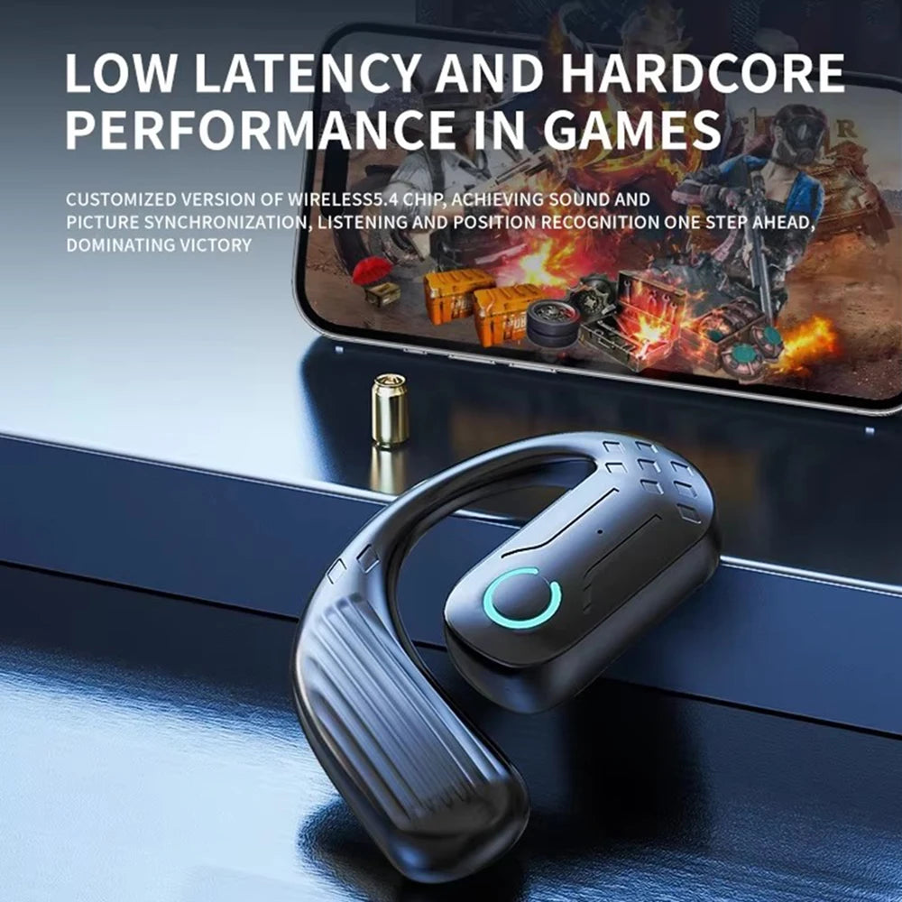 AideeMaster Wireless Ear Hook Headset for Business Calls or Music