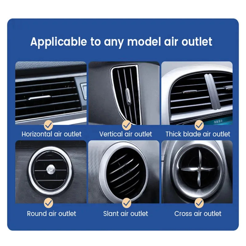 Car air vent phone mount with gravity auto-clamp, image 4