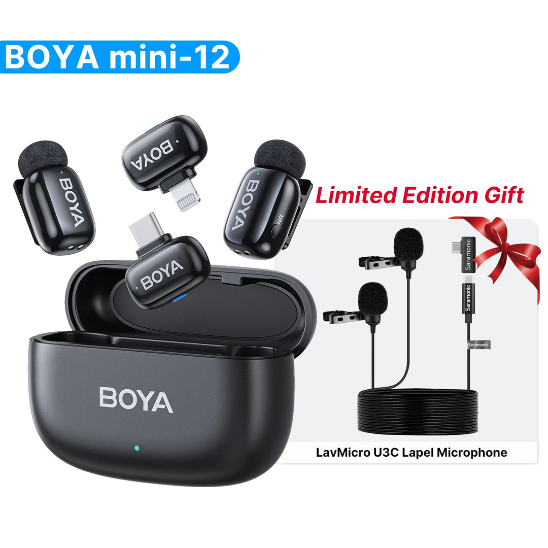 BOYA Lavalier Microphone: Professional Audio in Your Pocket — boya mini wireless microphone