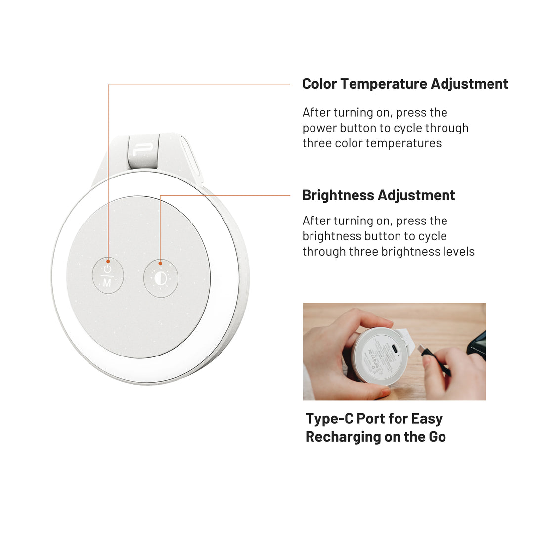 PGYTECH Magnetic MagSafe LED Fill Light for iPhone - Professional Lighting