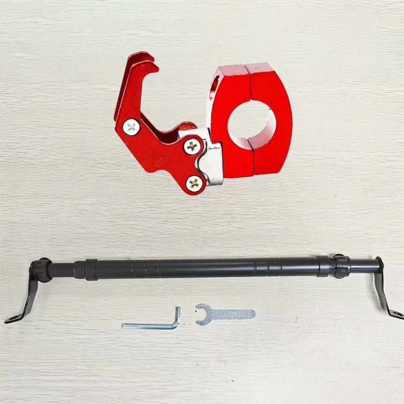 Motorcycle Cross Bar Mount – ABS Extended Rod for Phone Holder & Spotlight