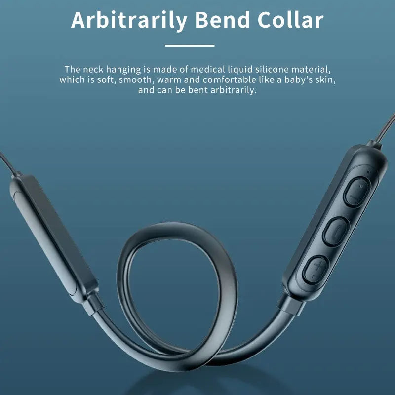 9D Spatial Audio Neckband Earphones