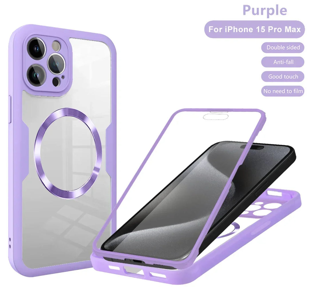 360° Clear MagSafe iPhone 16 Case — 360° MagSafe Clear iPhone Case