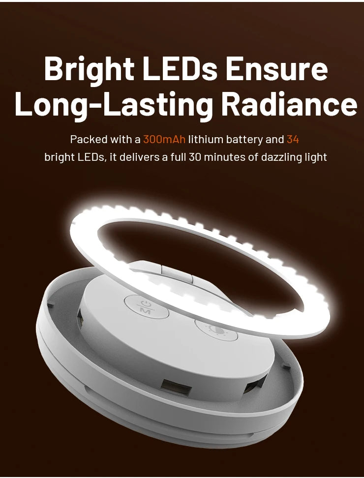 PGYTECH Magnetic MagSafe LED Fill Light for iPhone - Professional Lighting