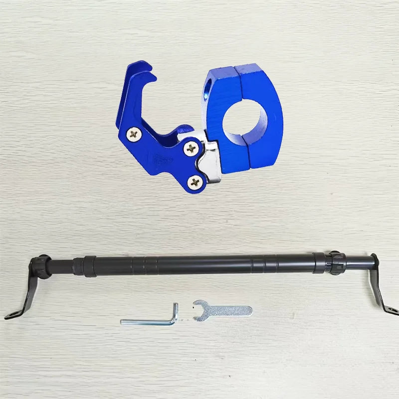 Motorcycle Cross Bar Mount – ABS Extended Rod for Phone Holder & Spotlight