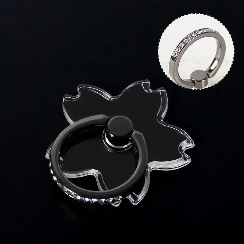 Butterfly Phone Grip & Stand - Transparent Luxury Accessory