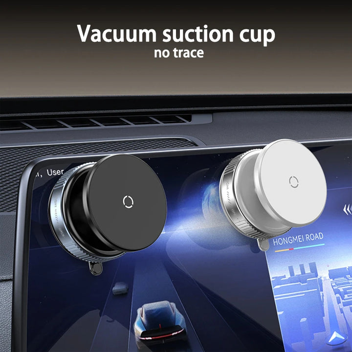 YLZ MagSafe Magnetic Vacuum Car Phone Holder | 360° Windshield Dashboard Mount for iPhone Android