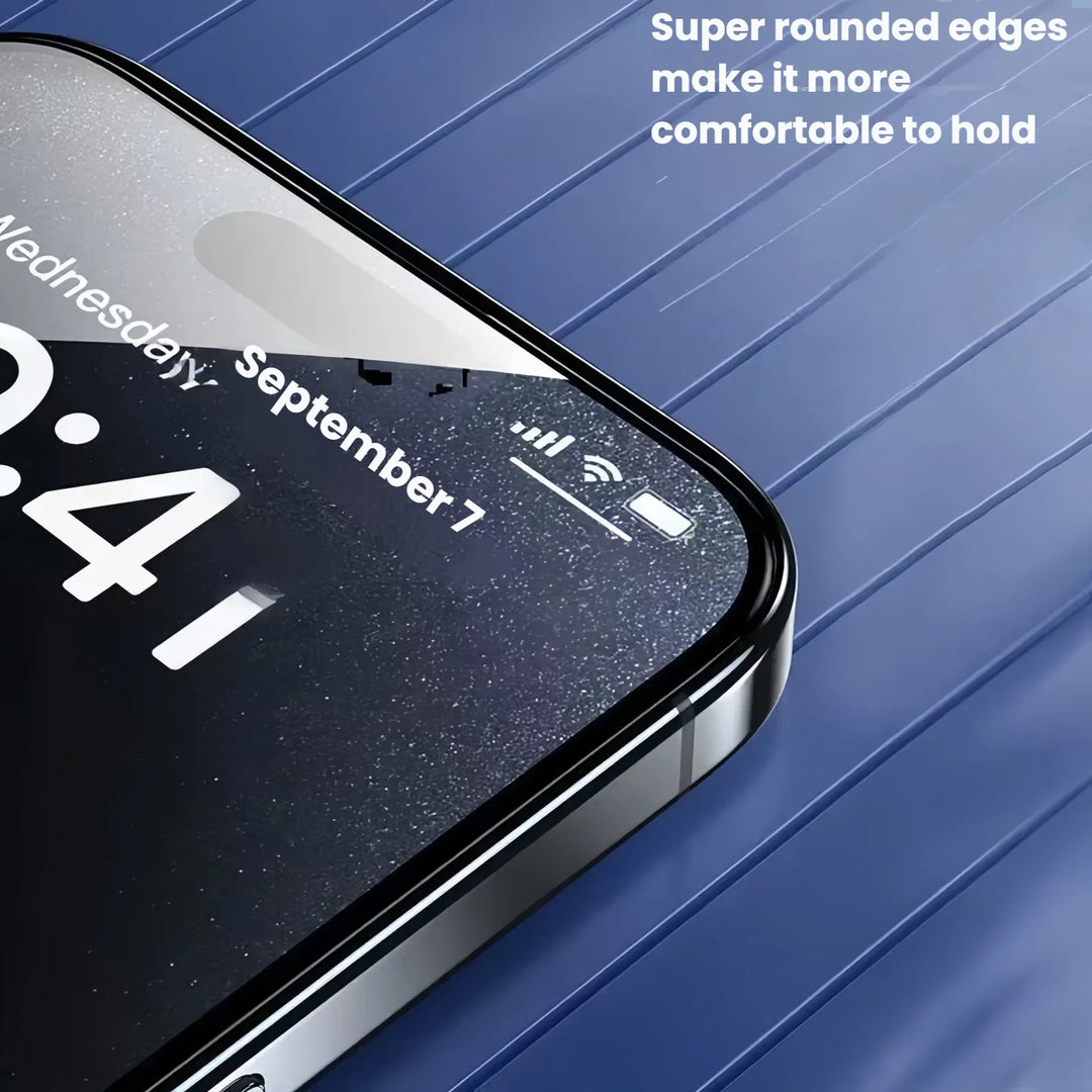 3-Pack Gorilla Glass Screen Protector iPhone 17 16 15 Pro Shockproof HD Clear Anti-Scratch Tempered Film