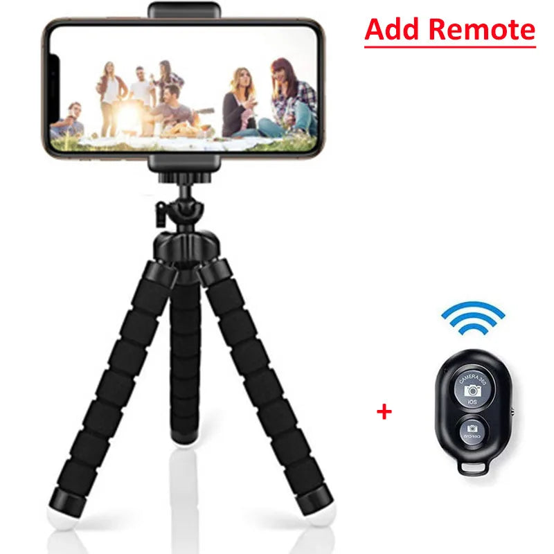 VIKEFON Mini Octopus Tripod – Flexible Phone & Camera Holder