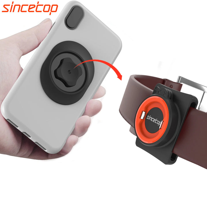 Car air vent phone holder for hands-free running