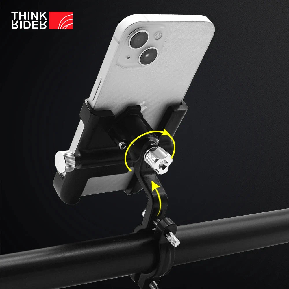 ThinkRider Anti-Vibration Bike Phone Mount for Mountain Bike, Road Bike & E-Bike