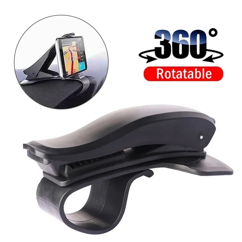 Car air vent phone holder with HUD dashboard mount for improved driving