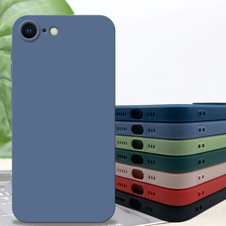 Liquid Silicone iPhone SE 2022 Case | Shockproof & Soft-Touch Cover