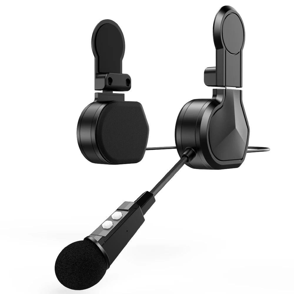 VELEV BT9 Helmet Bluetooth Headset for Motorcyclists | Waterproof 23H Talk Time