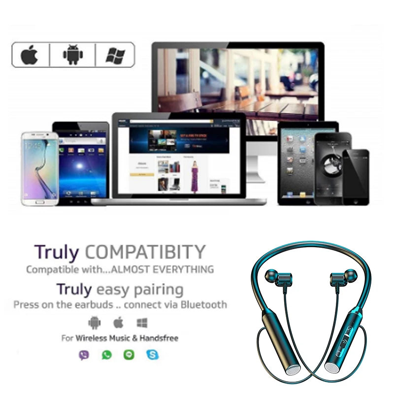 Best Wireless In Ear Headphones with Mic & Volume Control - XYJS