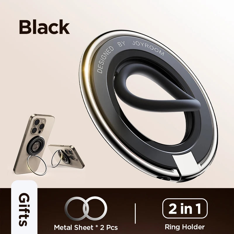 JOYROOM MagSafe Phone Ring Holder – Magnetic Kickstand Grip for iPhone & All