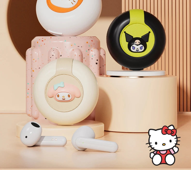 Hello Kitty Bluetooth 5.2 Wireless Earbuds, Waterproof, Affordable
