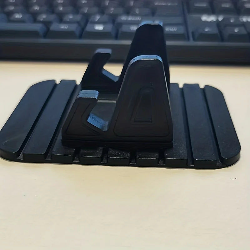 Anti-Slip Silicone Phone Pad - No-Slip Mat for Car Dashboard & Desk