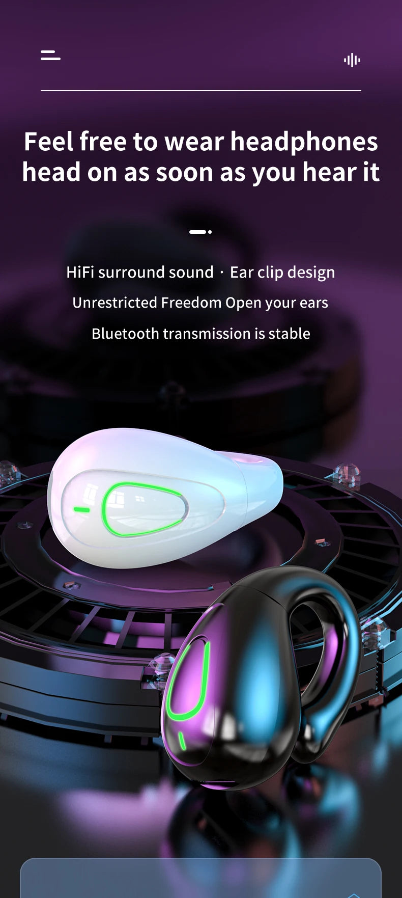 Buy Best Open-Ear Bluetooth Headphones 2026 | Free Shipping & Fast Delivery