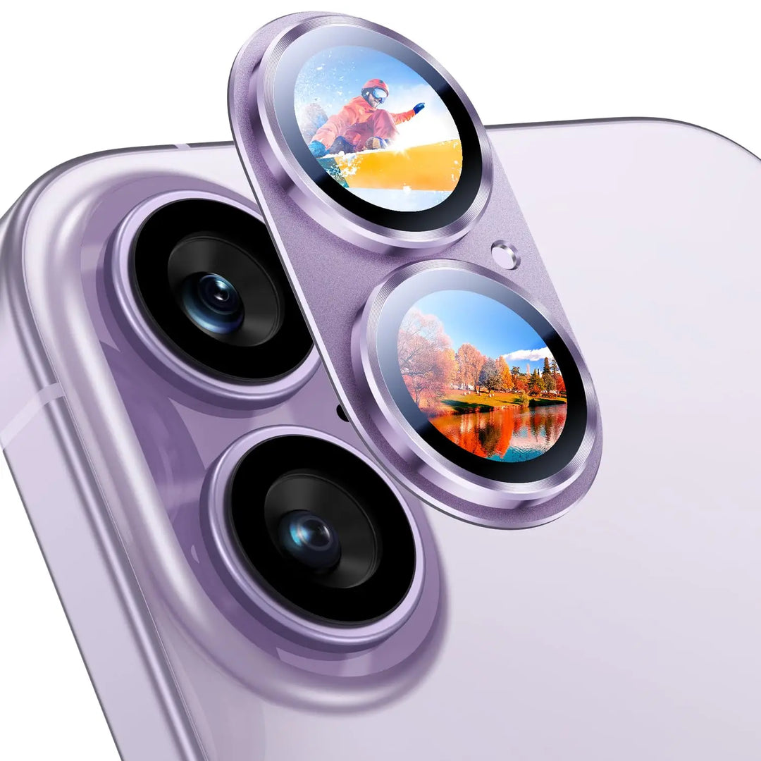 Metal Tempered Glass Camera Lens Protector iPhone 17 Pro Max 17 Pro 17 Air HD Full Cover Lens Guard