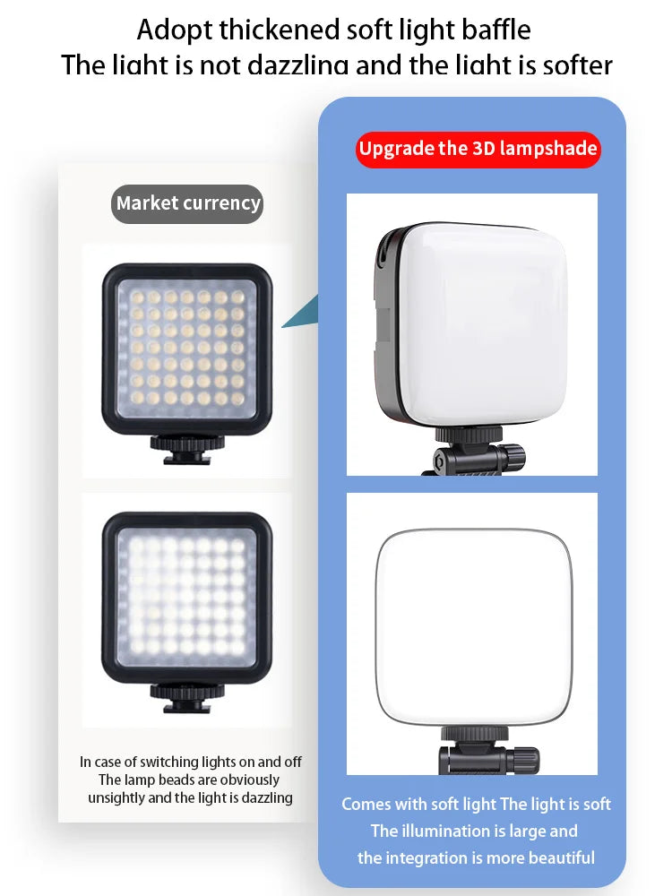 Nagnahz M11 Mini Bi-Color LED Fill Light for Cameras - JEFF's Favorite Picks