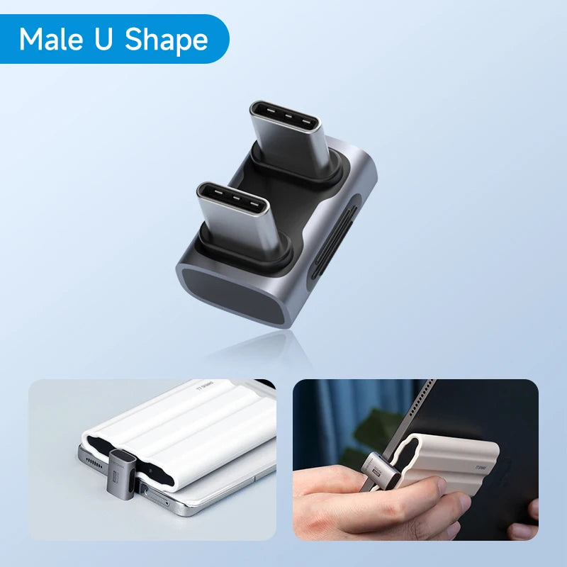 Hagibis 240W USB-C Adapter 40Gbps 8K 90° | USB4 Thunderbolt 4/3 MacBook iPhone 17 Converter