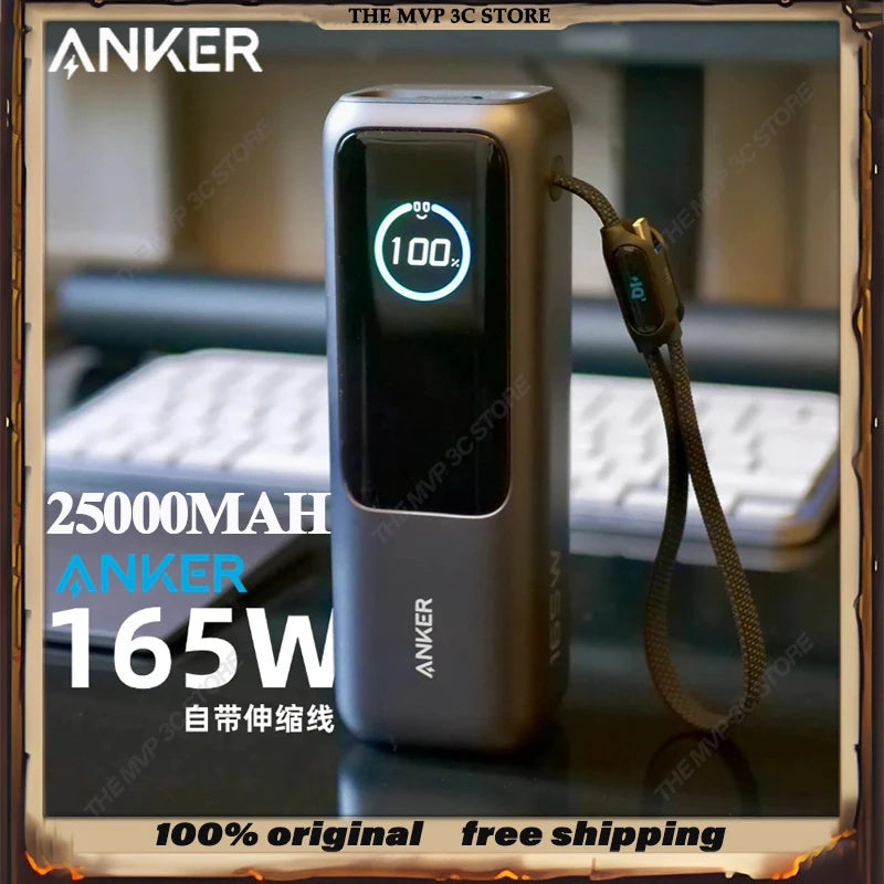 Best Portable Power Bank 25000mAh with USB-C Cable - Shop Now