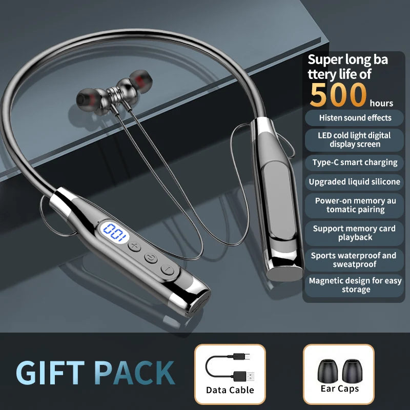 HKFZ Wireless Earbuds with Volume & Playback Controls