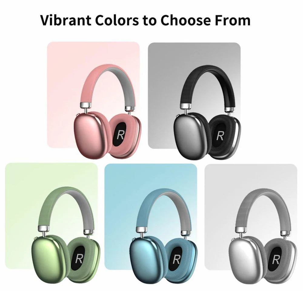 WYMECT Noise Cancelling Over-Ear Bluetooth Headphones with Mic