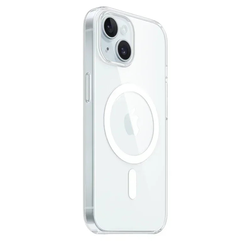 PSWWSP Magnetic Clear MagSafe iPhone Case | Transparent Silicone Cover iPhone 17–11 XS XR Pro Max
