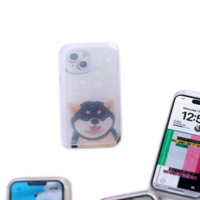 Mini Mobile Phones for Dollhouses - Magsafe Accessories Included