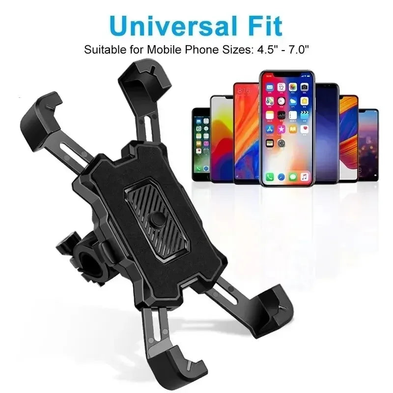 VIKEFON 360° Rotatable Bike Phone Holder | Gravity Non-Slip MTB Motorcycle E-Bike Mount Bracket
