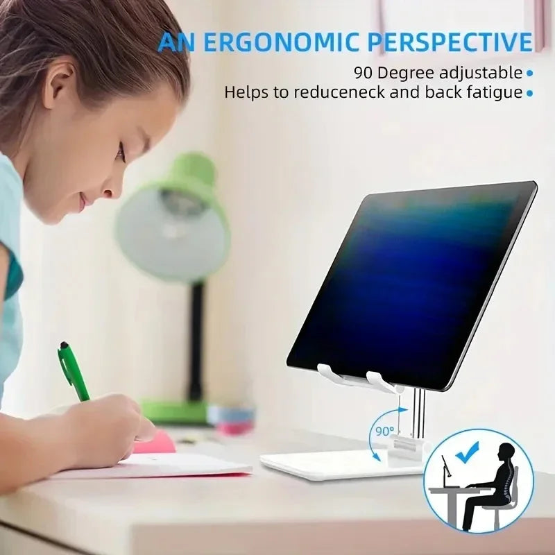 Adjustable Telescopic Phone & Tablet Stand – Foldable & Ergonomic Desk Holder – phone-stand