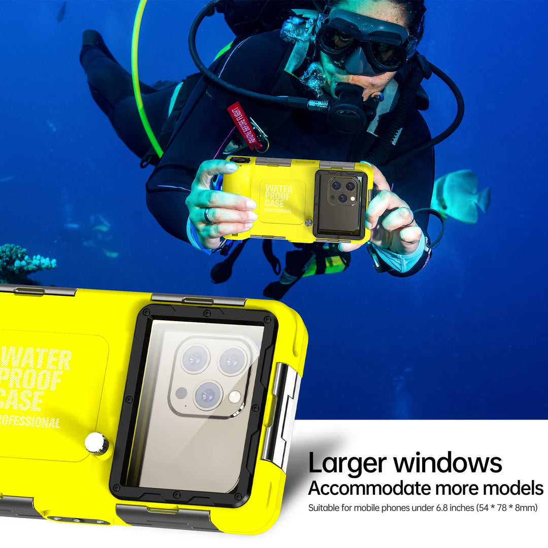 Shellbox Waterproof Diving Phone Case - Durable Underwater Protection