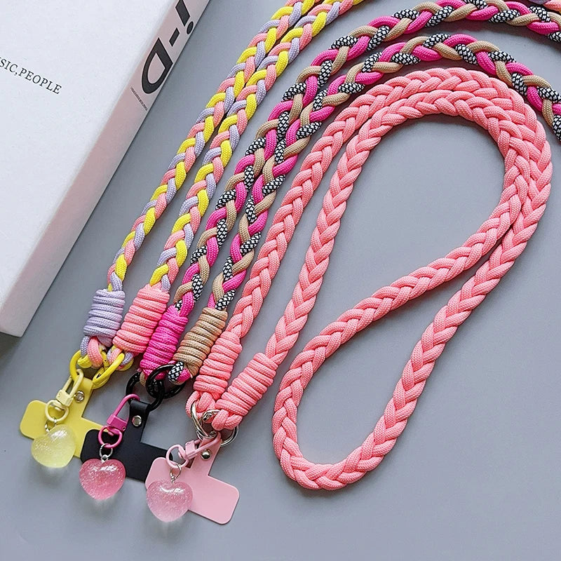 ZHANZHI Cartoon Phone Lanyard | Universal Crossbody Long Rope Strap | Decorative Pendant Accessory