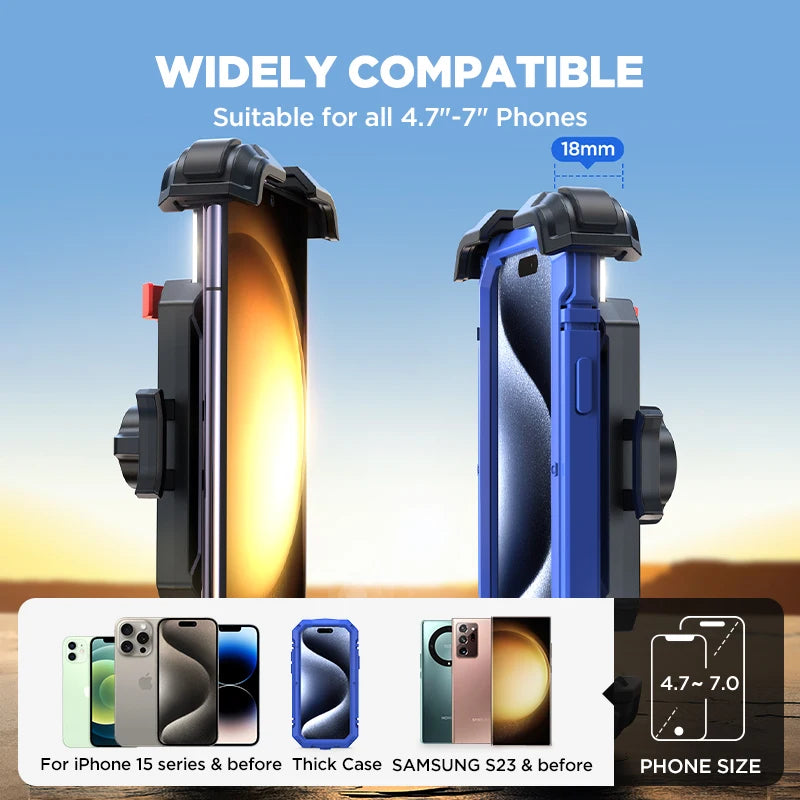 Joyroom JR-ZS398 Motorcycle Phone Mount – Ultra-Stable Bike Handlebar Holder