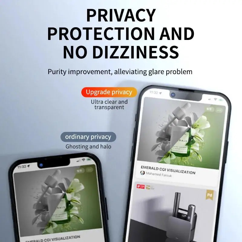 5-Pack Anti-Spy Privacy Tempered Glass iPhone 17 16 15 14 13 12 Pro Max Plus Full Cover Screen Guard
